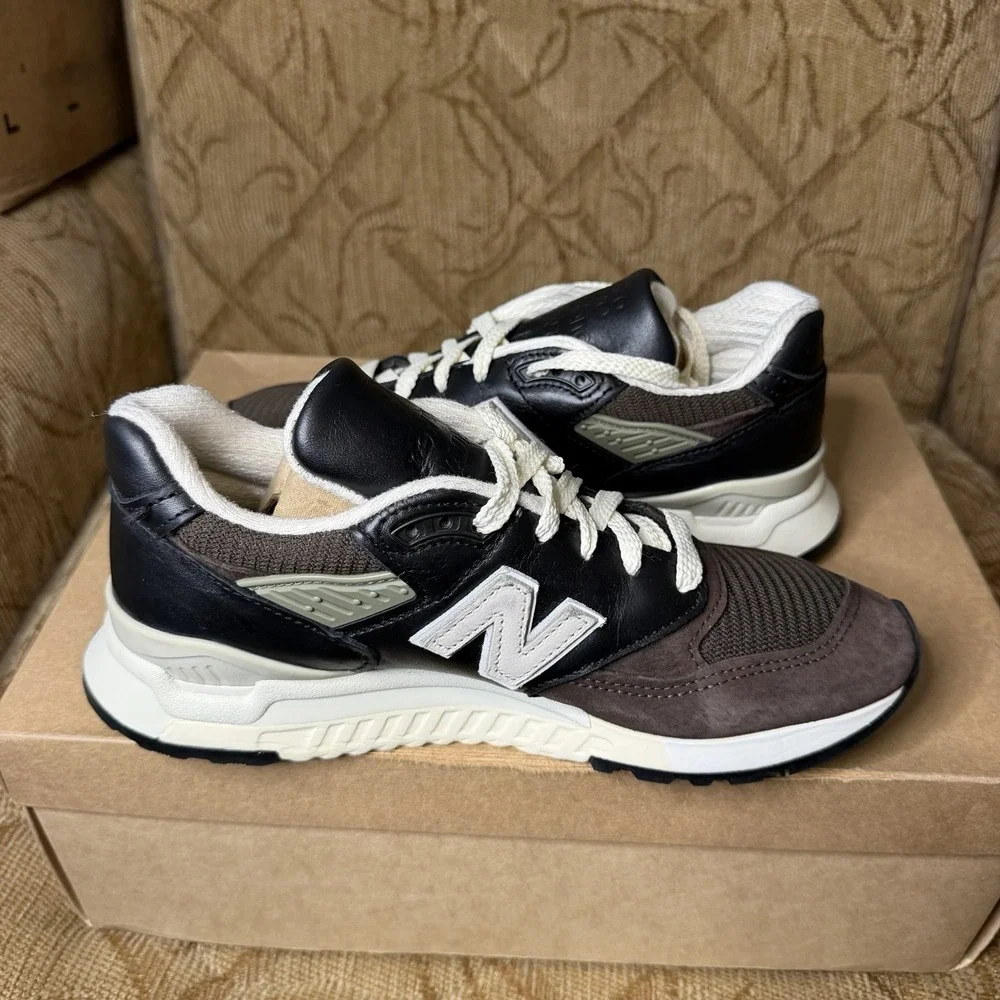 New Balance 998 Made In USA Teddy Santis Brown Toe U998RE Men's Size 6D Sneakers